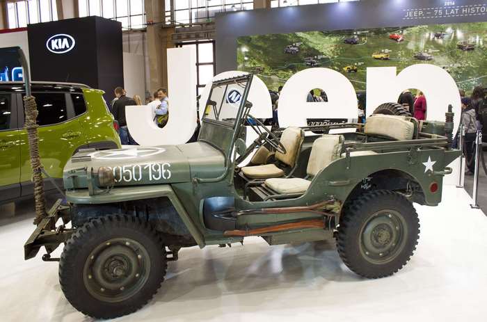 Classic Jeep 4x4 at a car show