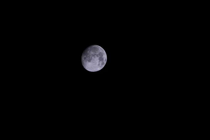 The Moon in the Night Sky 4K
