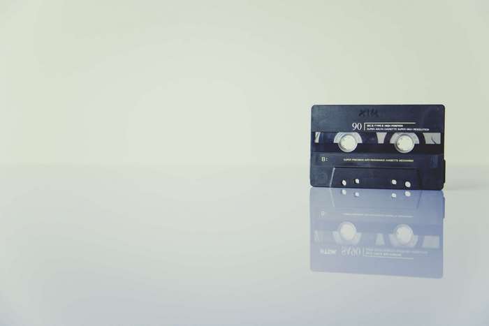 Vintage 90 minute cassette tape 4K