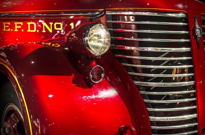 Red Fire Engine E.F.D. NO. 14