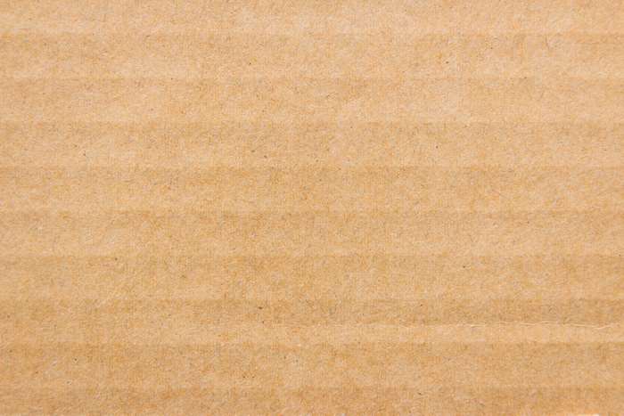 Brown Corrugated Cardboard Texture