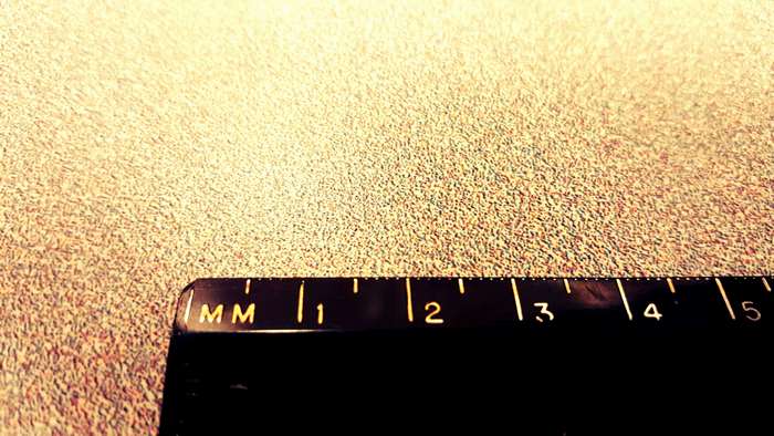 Ruler with MM and inch markings