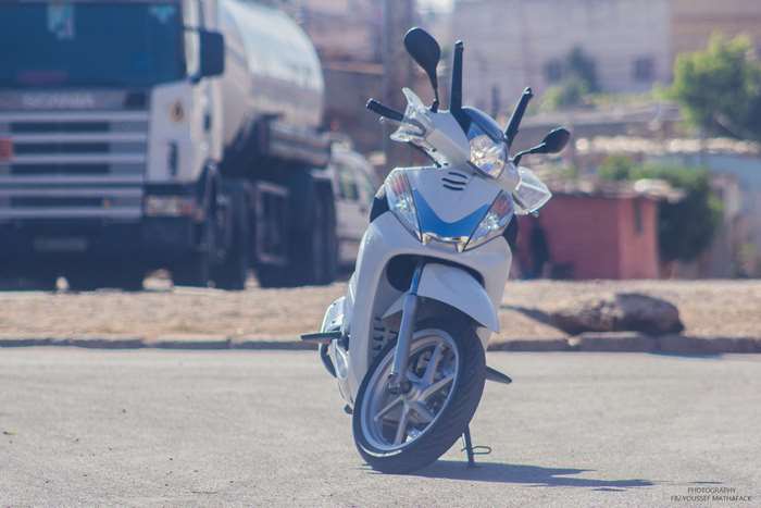 Honda SH300i scooter in Grand Casablanca, Morocco