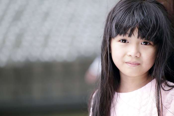 Portrait of a young girl
