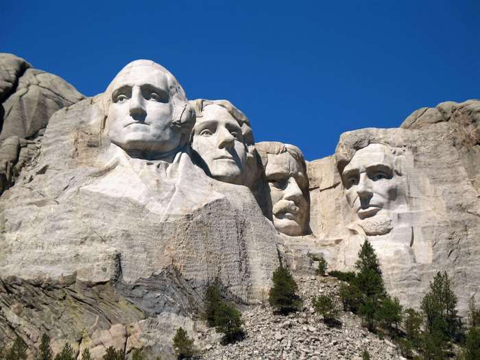 Mount Rushmore National Memorial in South Dakota
