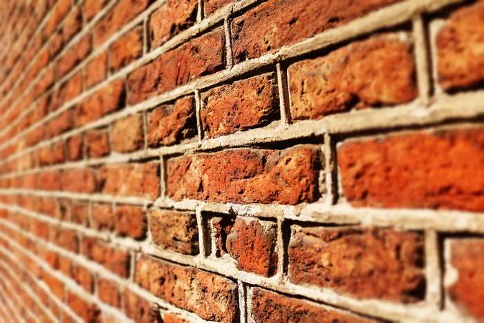 Red brick wall pattern 4K
