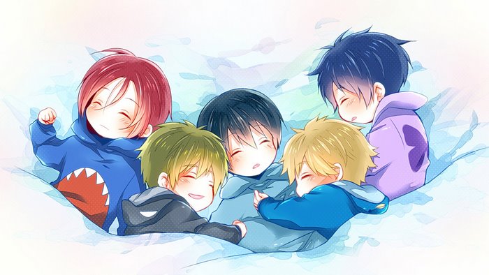 Chibi babies from Free! series