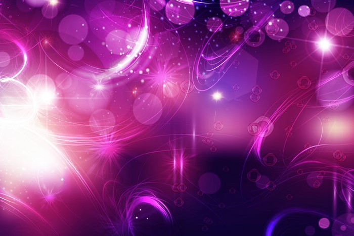 Vibrant Purple and Pink Abstract Light Design