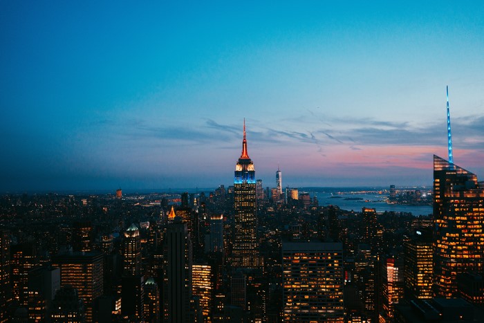 New York City Skyline at Dusk
