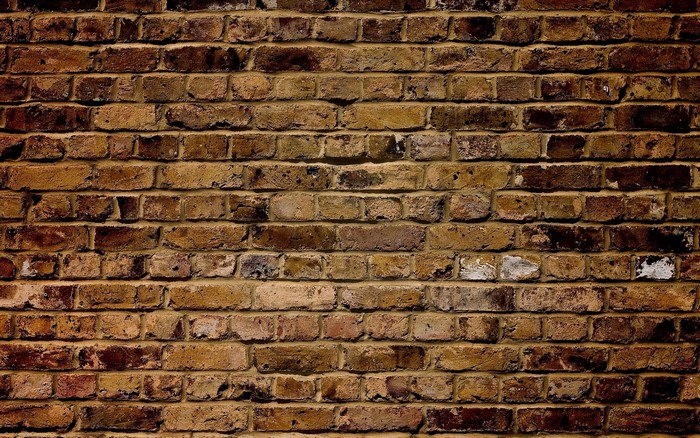 A weathered brick wall texture
