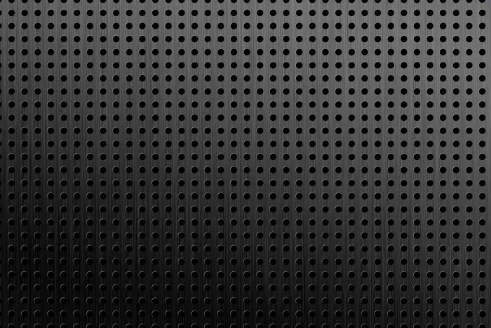 Dark Metal Perforated Texture Background