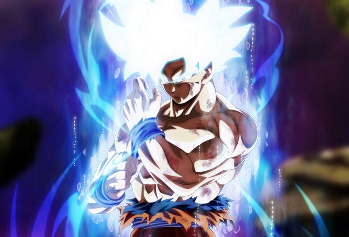 Goku Ultra Instinct Blue Dragon Ball Super 4K