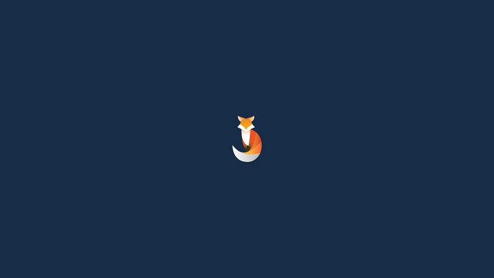 Minimalist Geometric Fox Logo