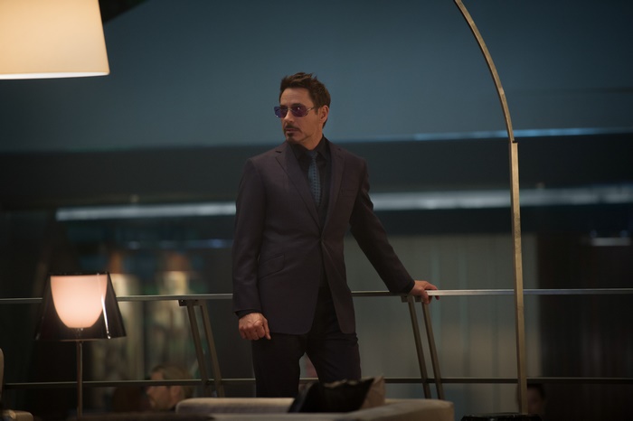 Tony Stark from Iron Man in a suit