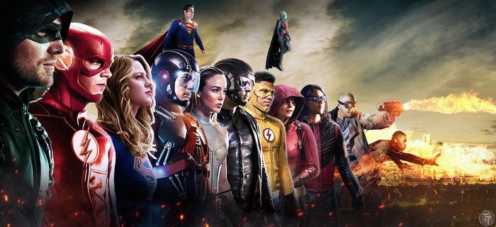 Epic 4K Supergirl and Justice League Heroes