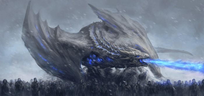 White Walker Dragon from Game of Thrones