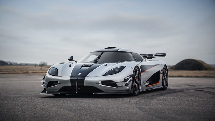Koenigsegg Agera RS sports car on asphalt