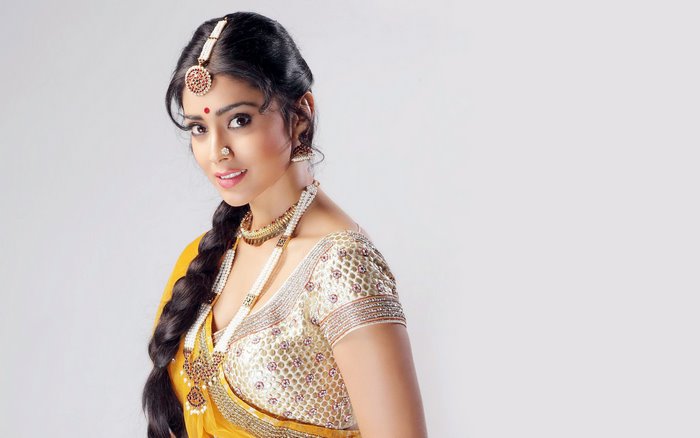 Shriya Saran in traditional Indian attire