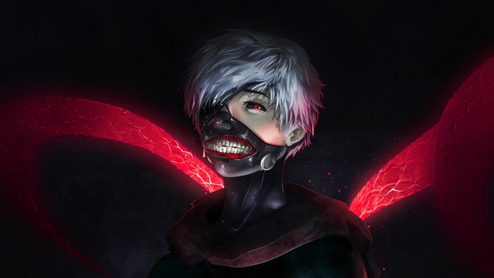 Ken Kaneki from Tokyo Ghoul with Kagune