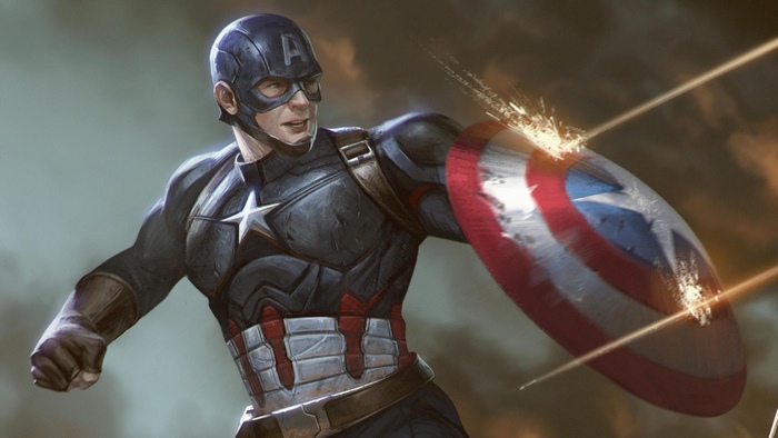 Captain America from Marvel Comics artwork