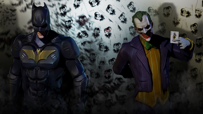 Batman and Joker from DC Comics