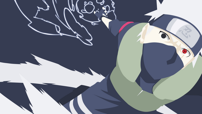 Kakashi Hatake from Naruto using Chidori