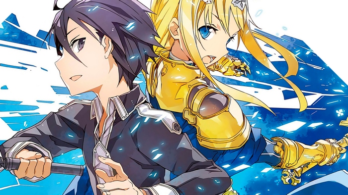 Kirito and Alice from Sword Art Online