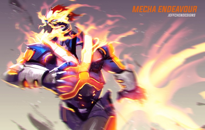 Mecha Endeavor from Boku no Hero Academia
