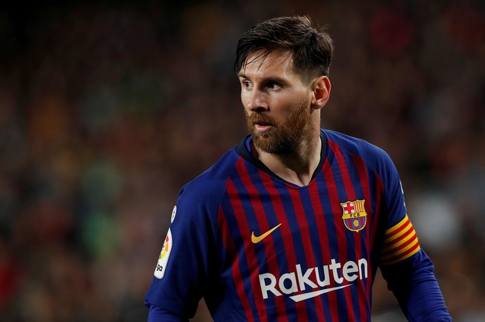 Lionel Messi of FC Barcelona
