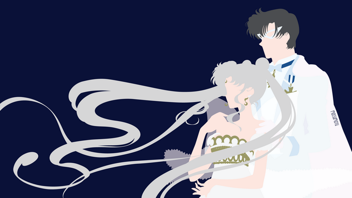 Usagi Tsukino and Tuxedo Mask from Sailor Moon
