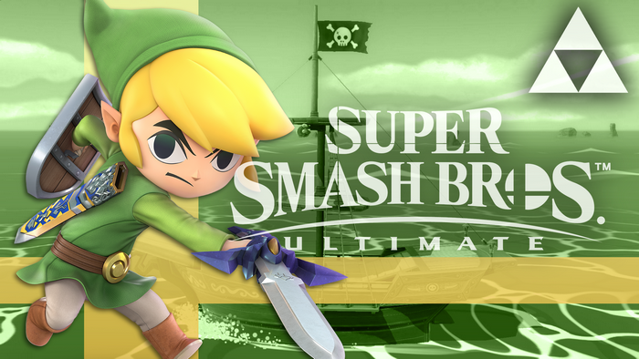 Toon Link from Super Smash Bros. Ultimate