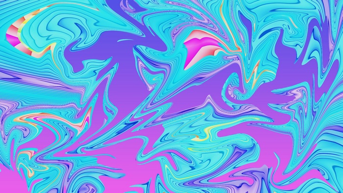 Abstract Swirls of Blue, Purple, and Pink