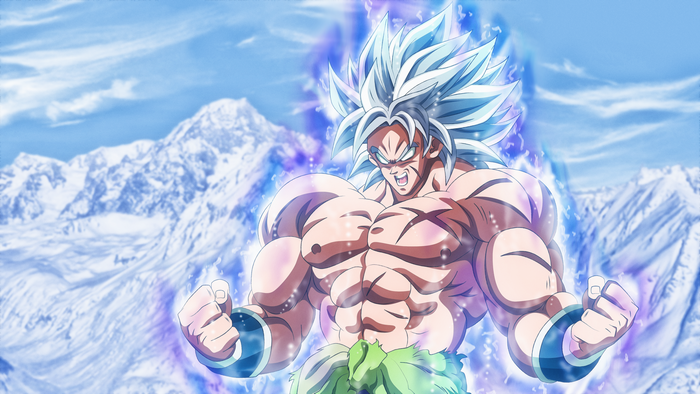 Broly Powered Up in Dragon Ball Super