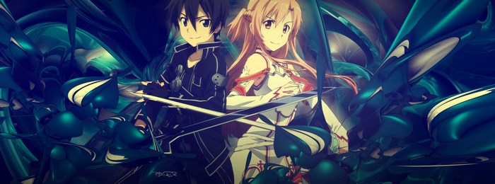 Kirito and Asuna from Sword Art Online