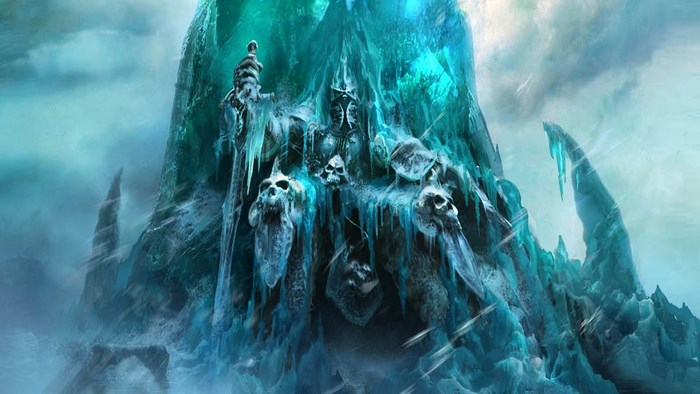The Lich King on the Frozen Throne from World of Warcraft