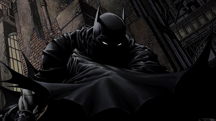 Batman in a dark alley