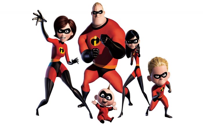 The Incredibles Family Posing