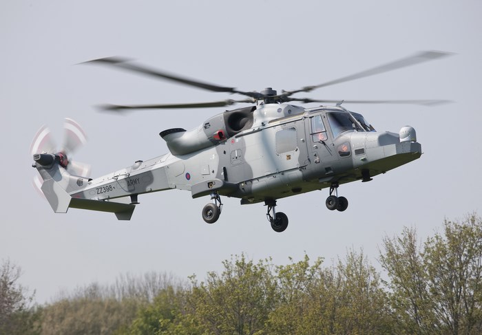 AgustaWestland AW159 Wildcat helicopter in flight
