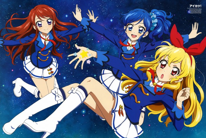 Aikatsu! Characters in Space Uniforms
