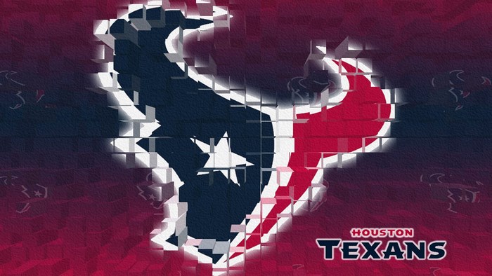 Houston Texans logo with abstract effect