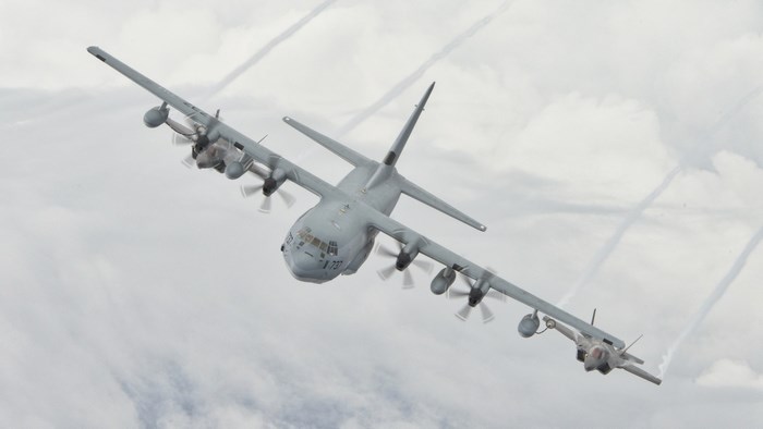 Lockheed Martin C-130J Super Hercules and F-35
