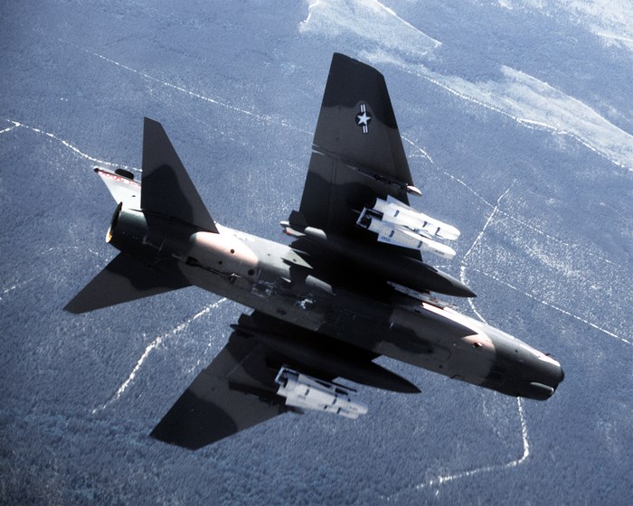 LTV A-7 Corsair II aircraft in flight