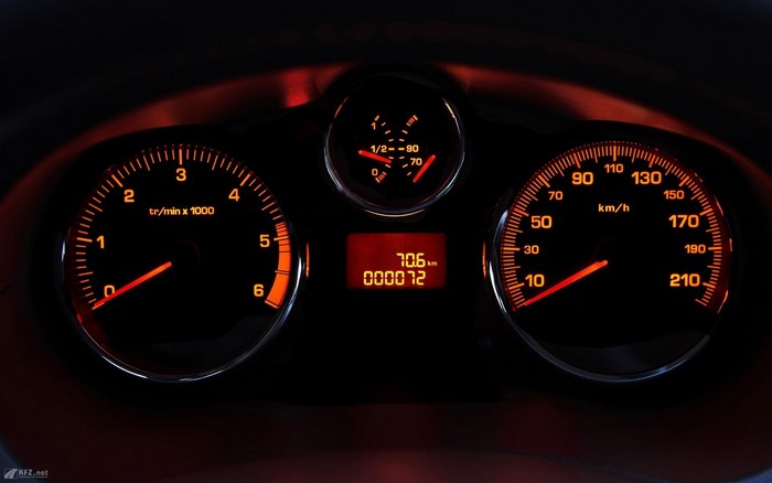 Peugeot 206 dashboard