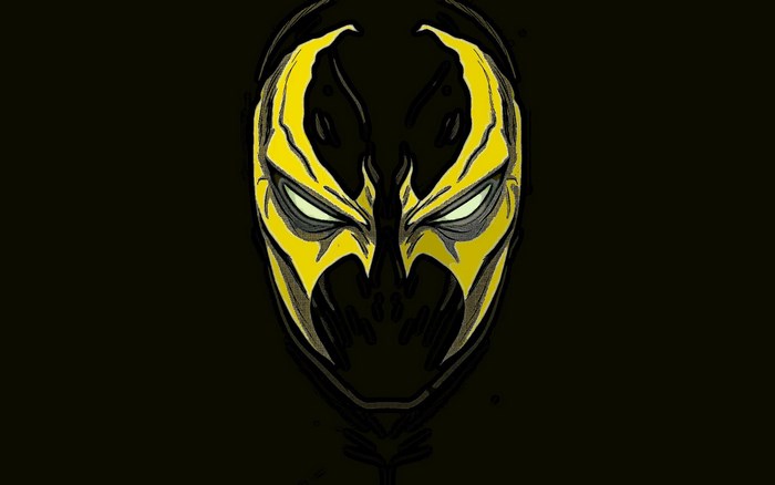 Scorpion mask from Mortal Kombat