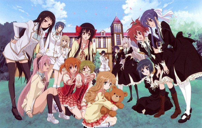 Strawberry Panic! Anime Girls in School Uniforms