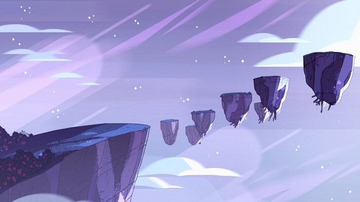 Floating Islands in Steven Universe