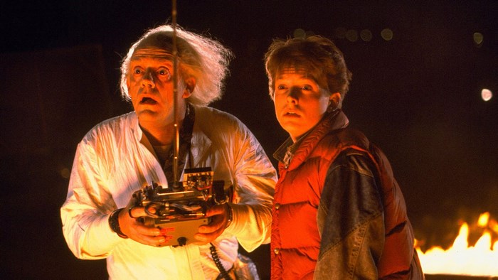 Doc Brown and Marty McFly from Back to the Future