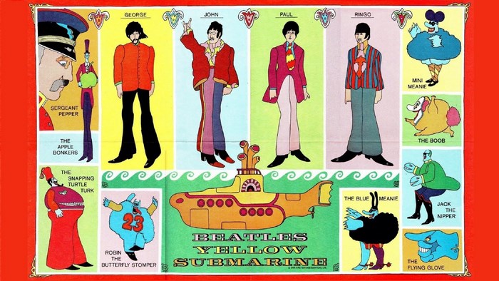 The Beatles Yellow Submarine Characters