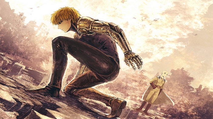 Genos and Saitama from One-Punch Man
