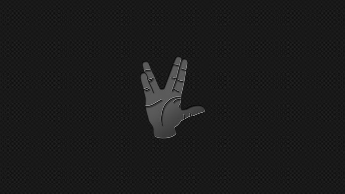 Vulcan salute from Star Trek
